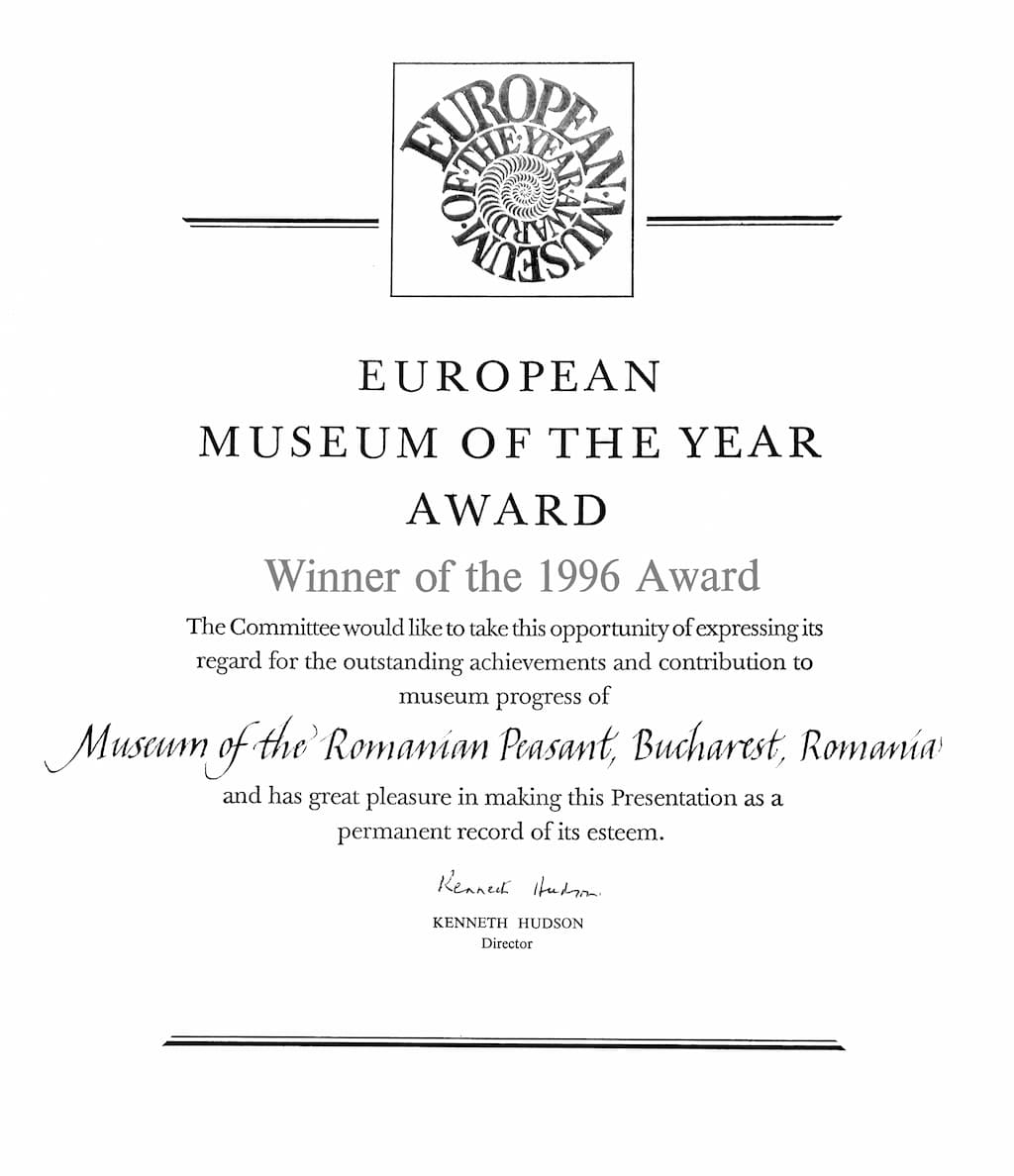 European Museum of the year award