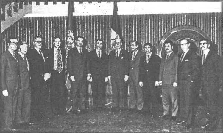 Sediul FMI, Washington, 15 decembrie 1972. Poza de grup după semnarea documentelor de aderare a României la FMI şi BIRD