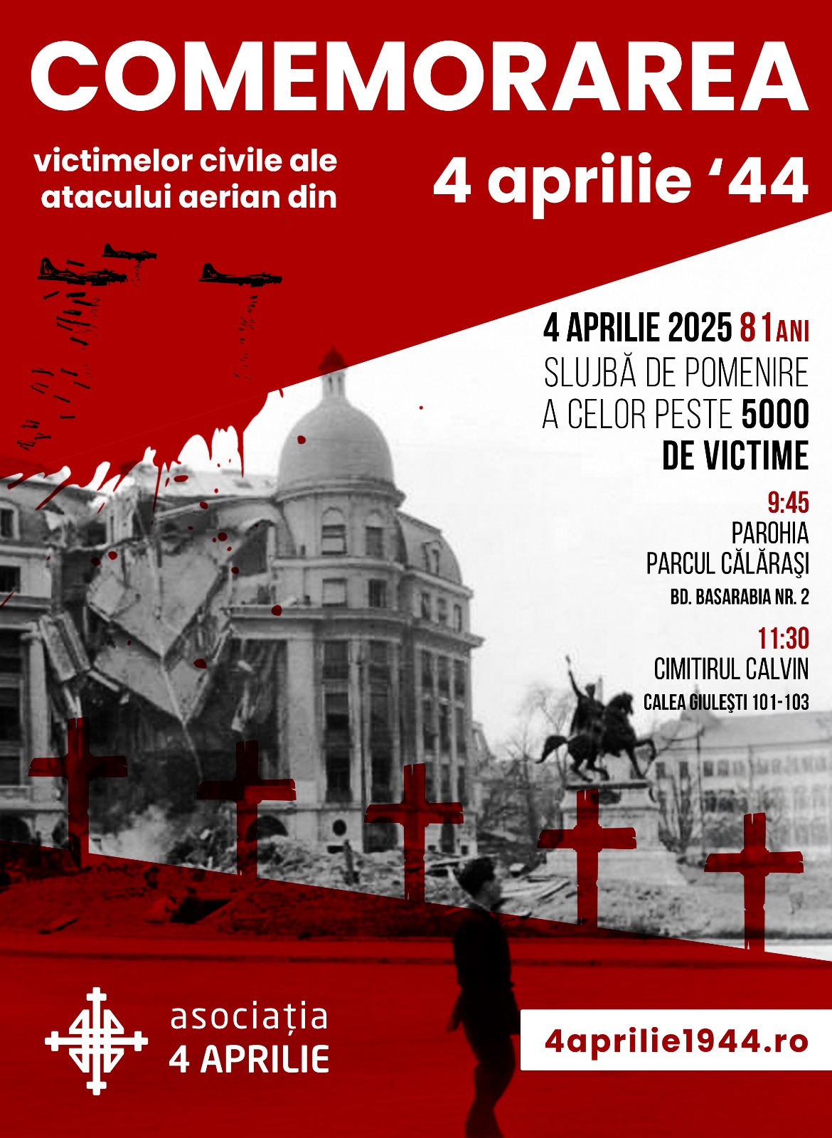 Comemorarea victimelor civile ale atacului aerian din 4 Aprilie 1944