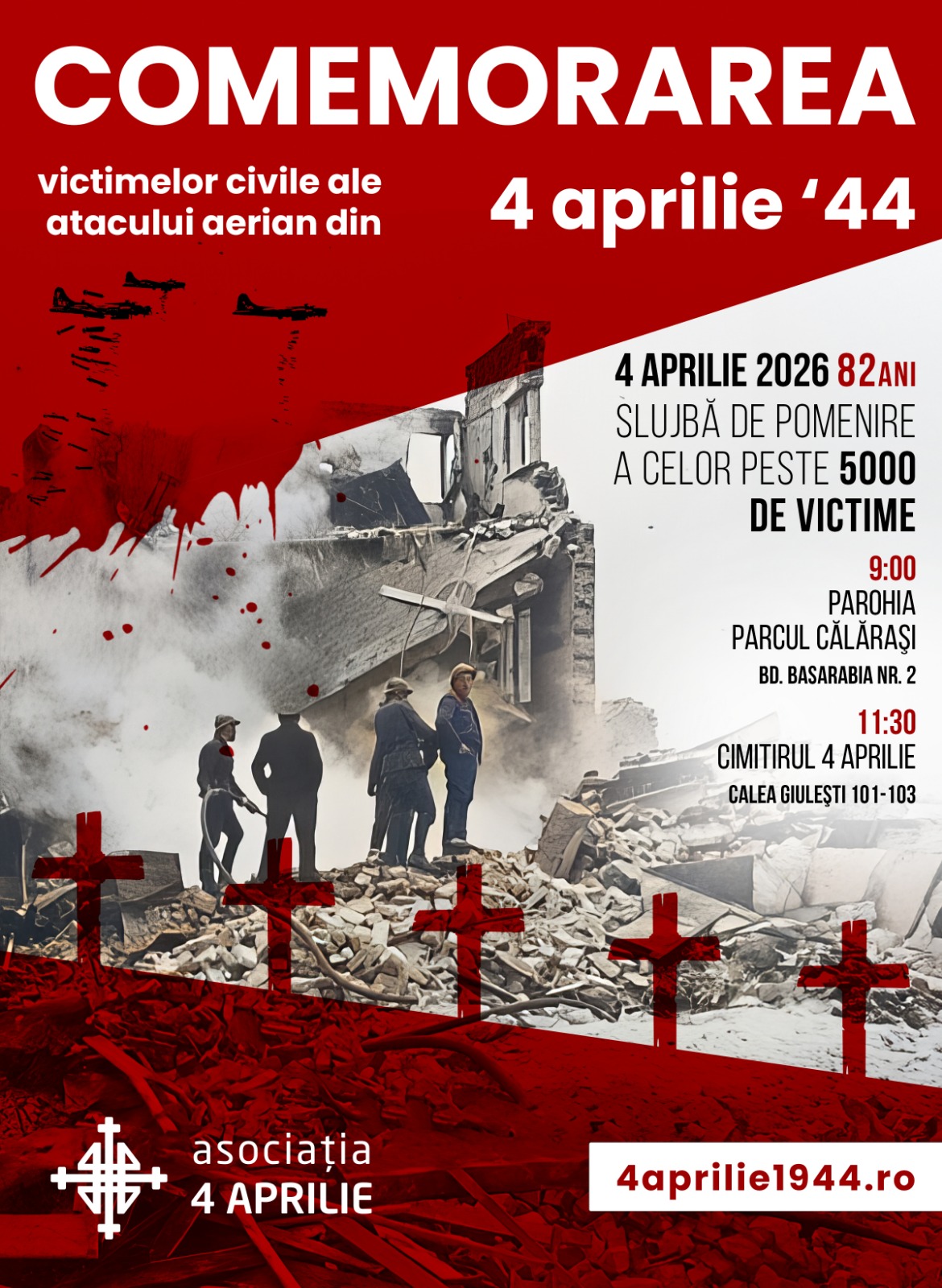 Comemorarea victimelor civile ale atacului aerian din 4 Aprilie 1944